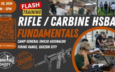 September 28, 2024 Flash Training – Rifle Carbine HSBAT Marksmanship Training