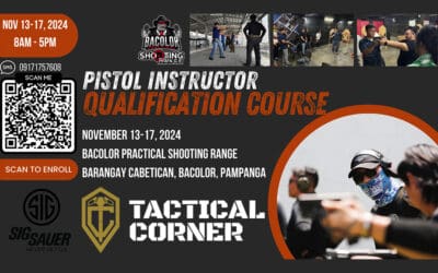 November 13-17, 2024 – Pistol Instructor Course