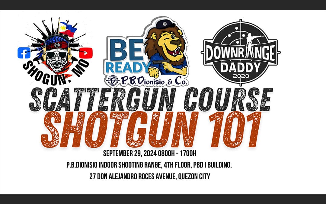 September 29, 2024 – Shotgun 101 Scattergun Course with Shogun. Mo
